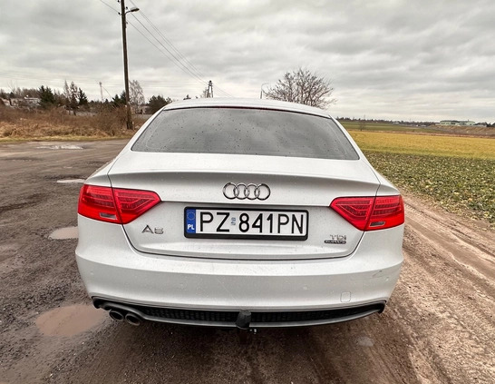 Audi A5 cena 65000 przebieg: 219000, rok produkcji 2015 z Poznań małe 79